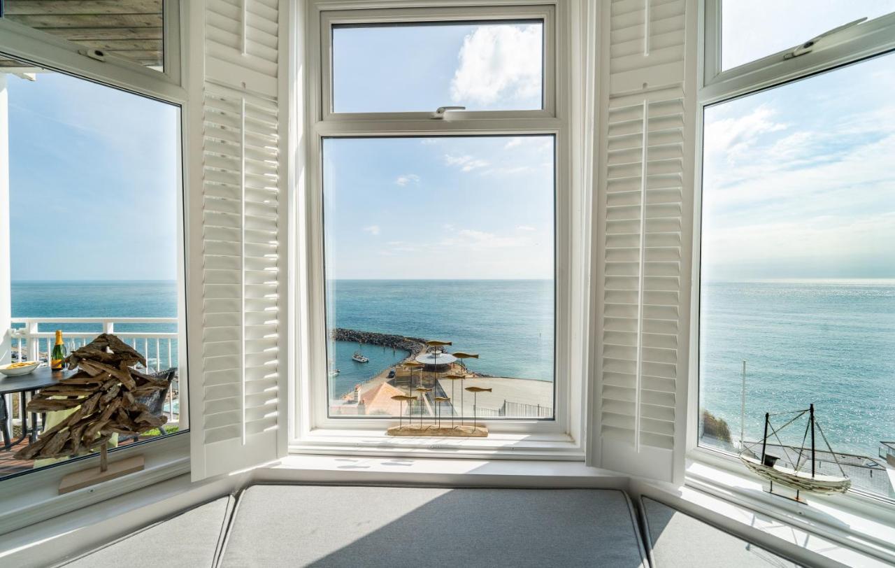 Stunning Sea Views Ventnor Apartment Exterior photo
